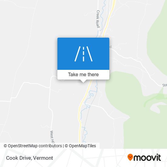 Cook Drive map