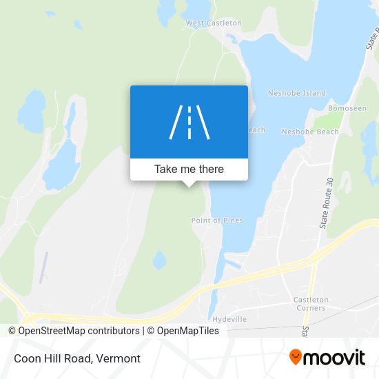 Mapa de Coon Hill Road