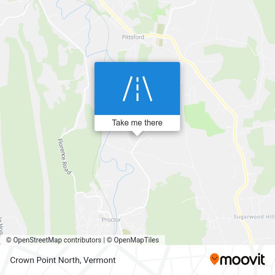 Mapa de Crown Point North