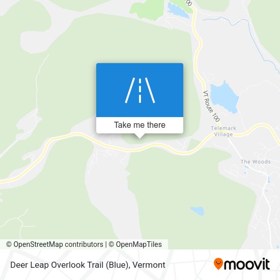 Mapa de Deer Leap Overlook Trail (Blue)