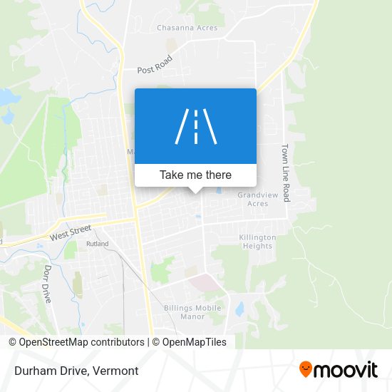 Durham Drive map