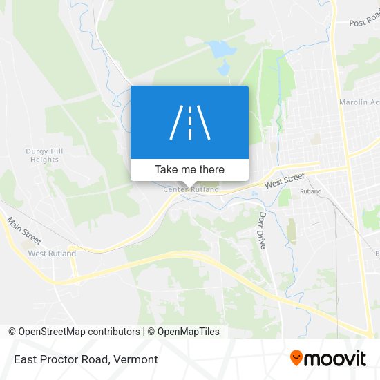 Mapa de East Proctor Road