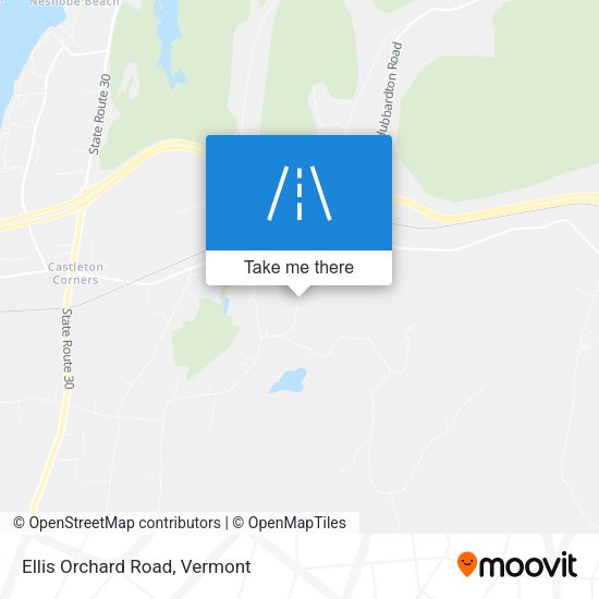 Ellis Orchard Road map