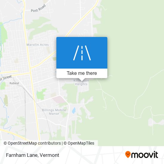 Farnham Lane map