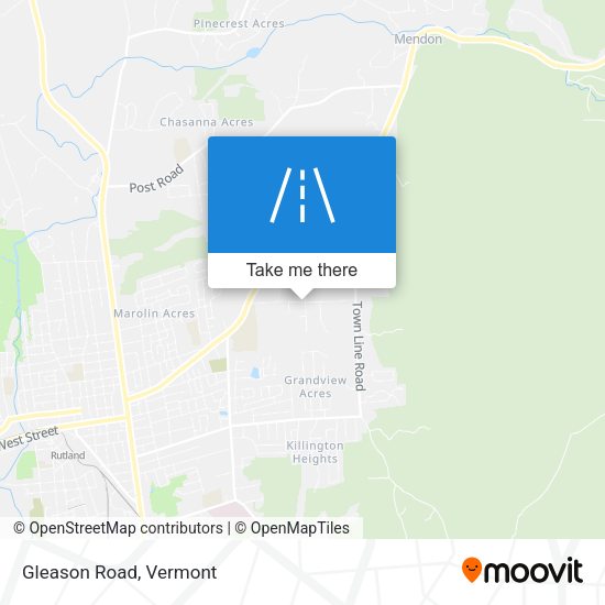 Mapa de Gleason Road