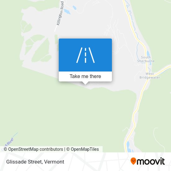 Mapa de Glissade Street