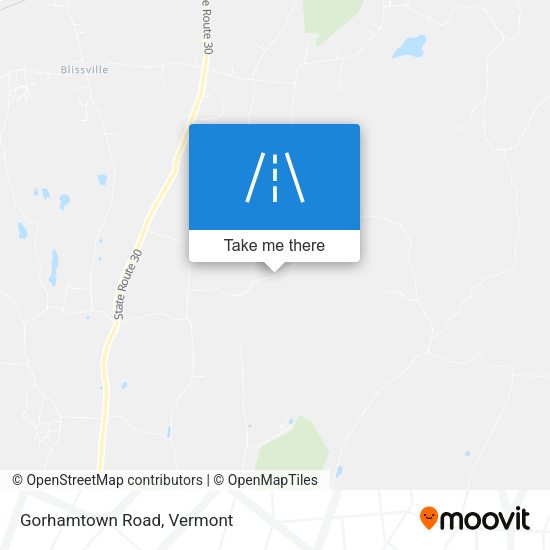 Mapa de Gorhamtown Road