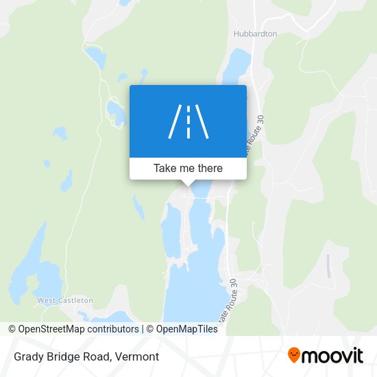 Mapa de Grady Bridge Road
