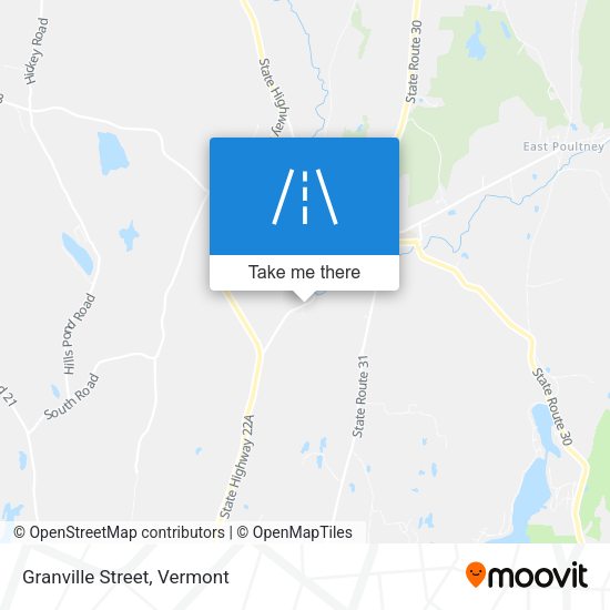Mapa de Granville Street