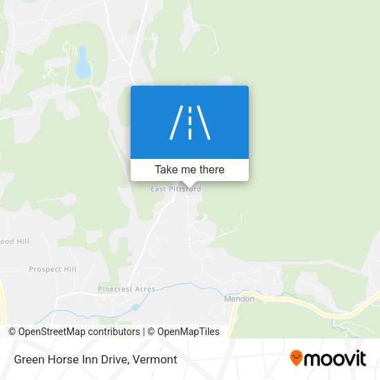 Green Horse Inn Drive map