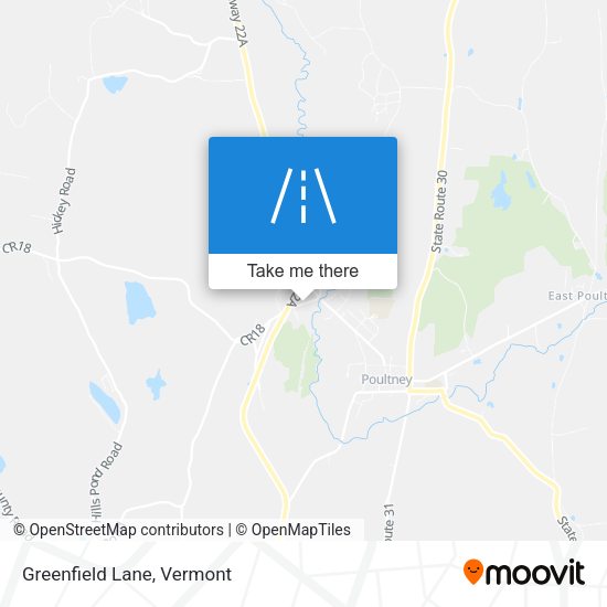 Mapa de Greenfield Lane