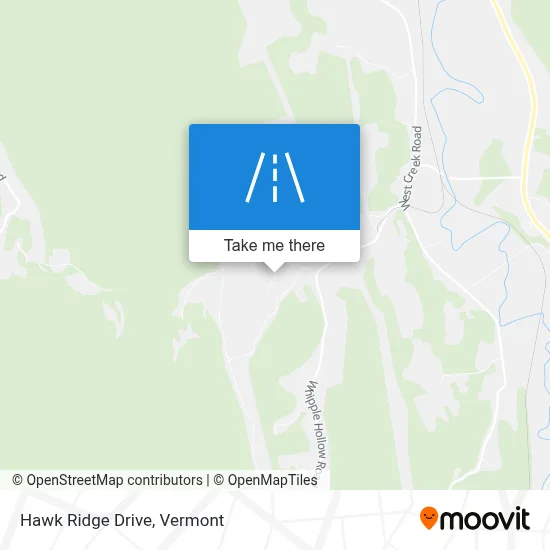 Hawk Ridge Drive map