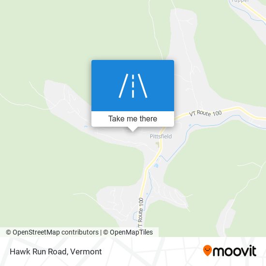 Hawk Run Road map