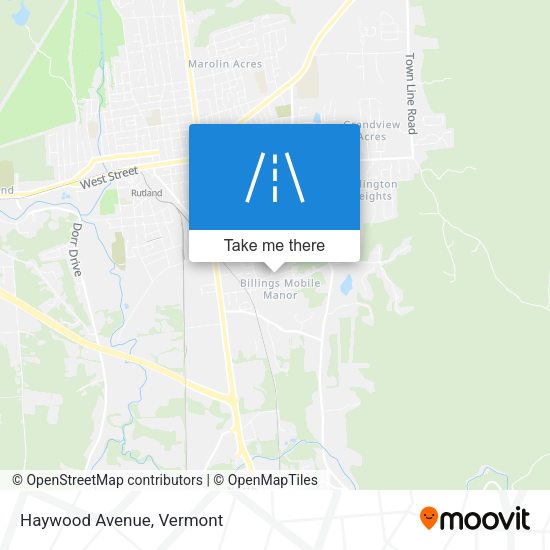Mapa de Haywood Avenue