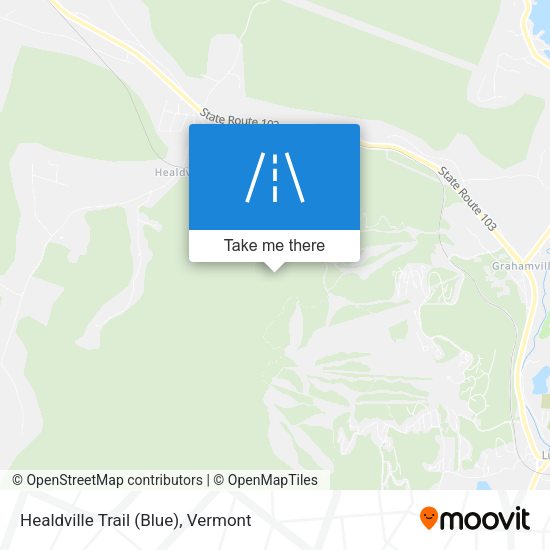 Healdville Trail (Blue) map