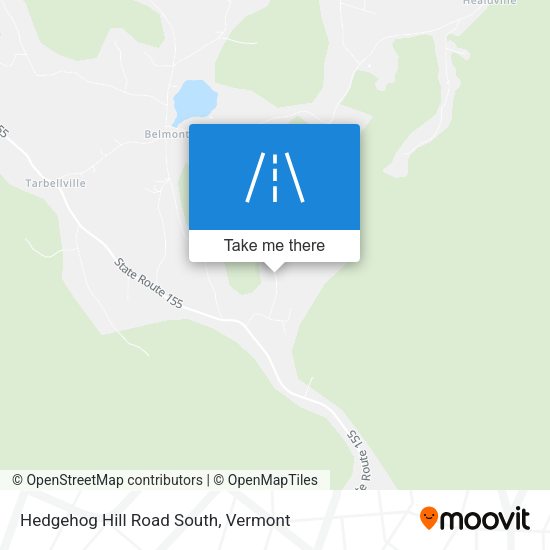 Hedgehog Hill Road South map