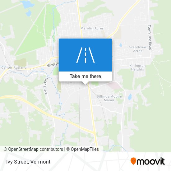 Mapa de Ivy Street