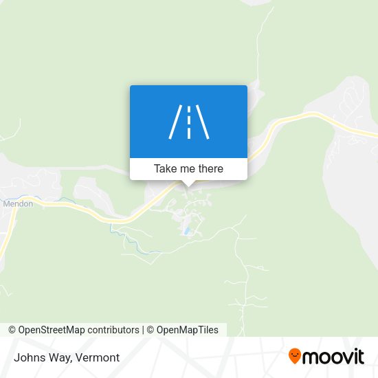 Johns Way map