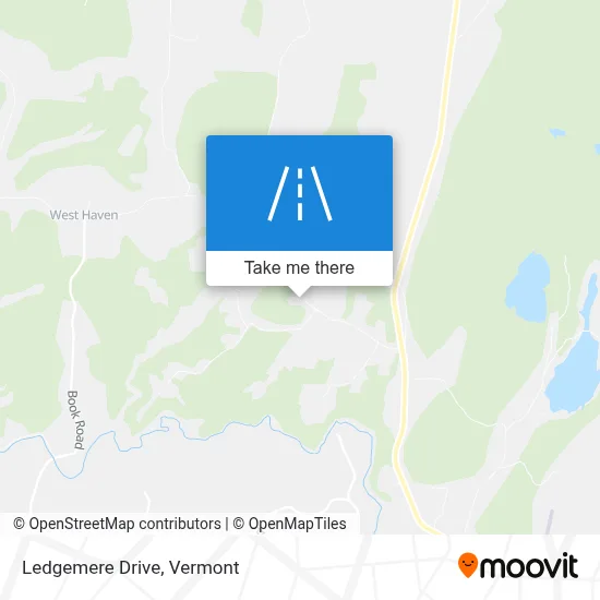 Ledgemere Drive map