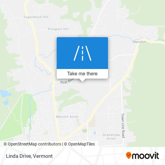 Linda Drive map