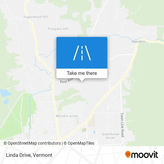 Linda Drive map
