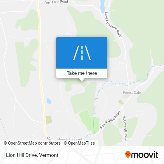 Mapa de Lion Hill Drive