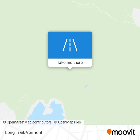Long Trail map