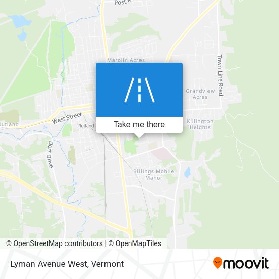 Mapa de Lyman Avenue West