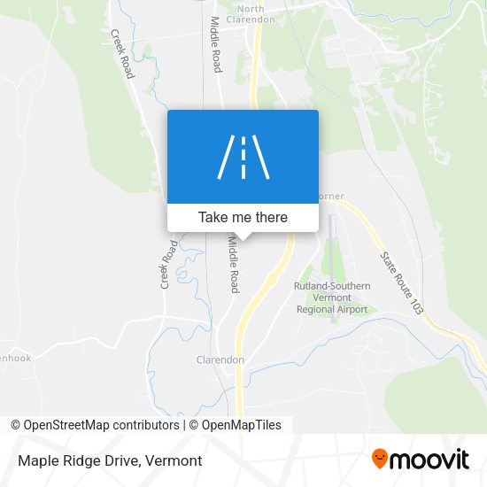 Maple Ridge Drive map