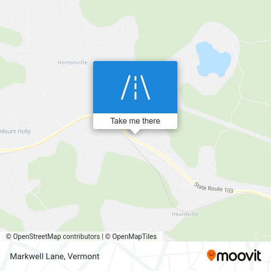 Markwell Lane map