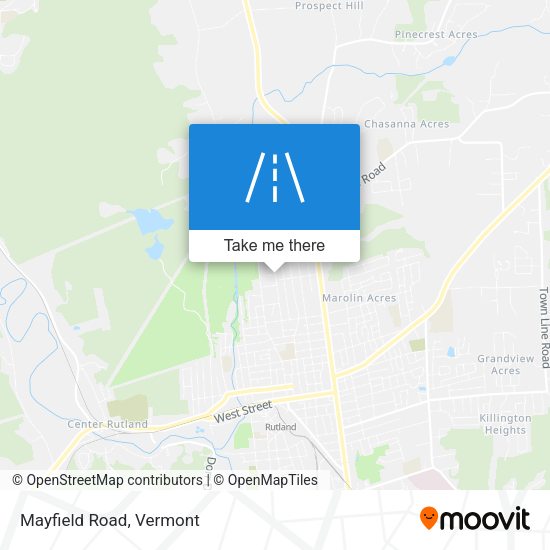 Mapa de Mayfield Road