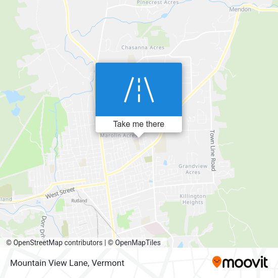 Mapa de Mountain View Lane