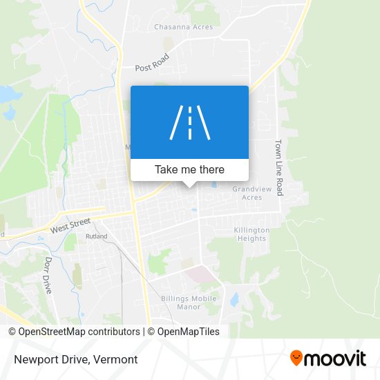 Mapa de Newport Drive