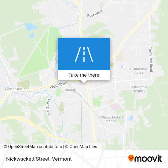 Mapa de Nickwackett Street