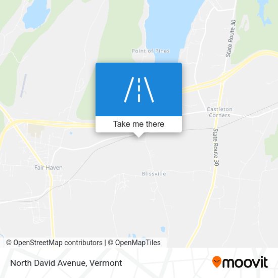 Mapa de North David Avenue