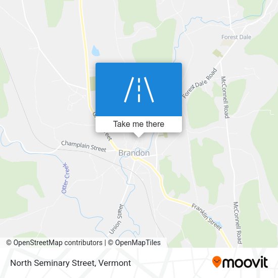 North Seminary Street map