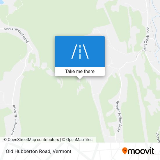 Mapa de Old Hubberton Road