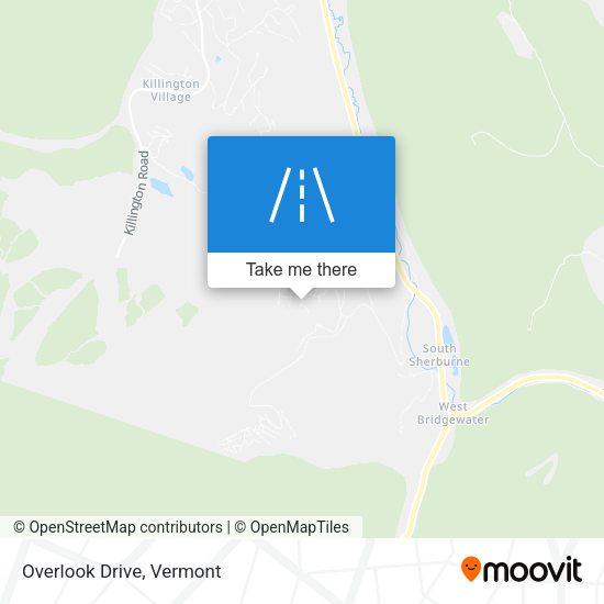 Overlook Drive map