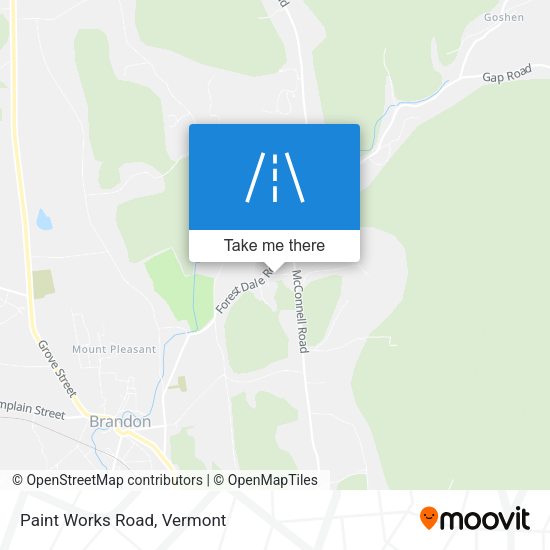 Mapa de Paint Works Road