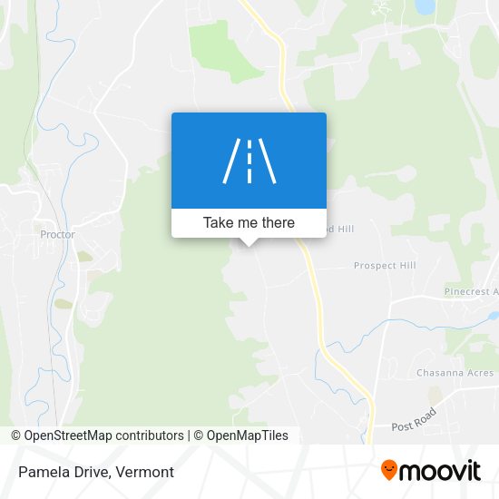 Mapa de Pamela Drive