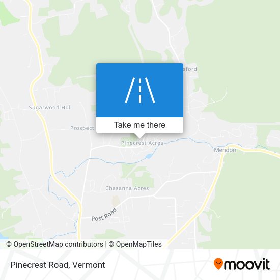 Mapa de Pinecrest Road