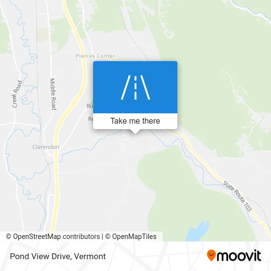 Pond View Drive map