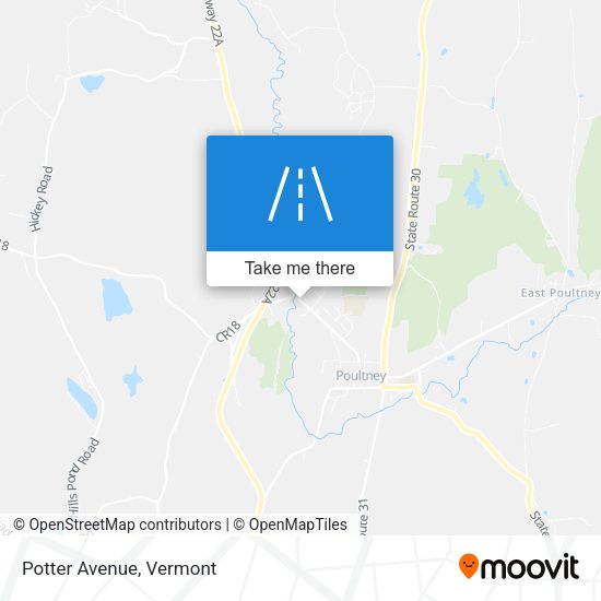 Mapa de Potter Avenue