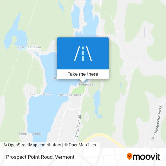 Prospect Point Road map