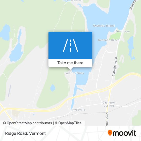 Mapa de Ridge Road