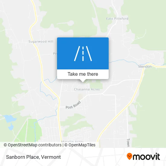 Sanborn Place map
