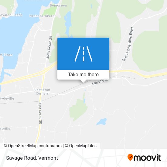 Mapa de Savage Road