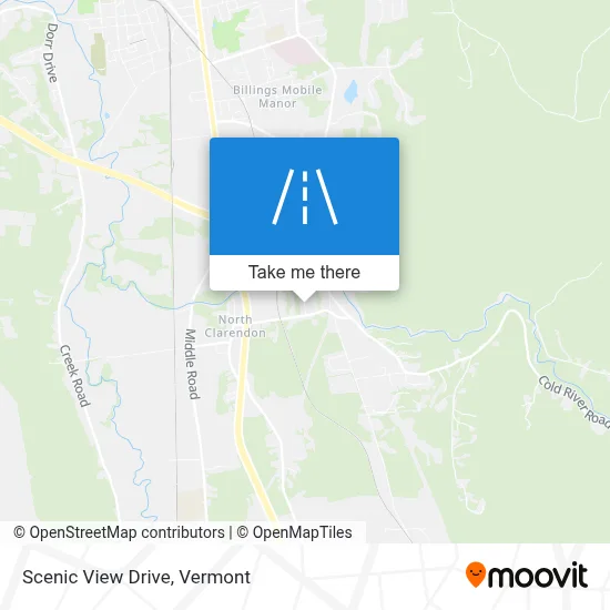 Scenic View Drive map