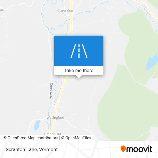 Scranton Lane map