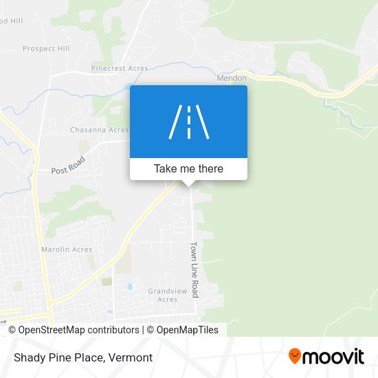 Mapa de Shady Pine Place
